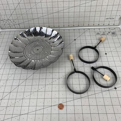 #356 Strainer and Canning Pieces