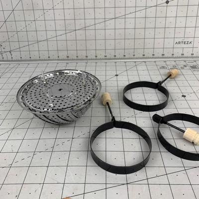 #356 Strainer and Canning Pieces