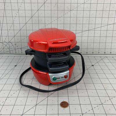 #357 Hamilton Beach Mini Breakfast Griddle