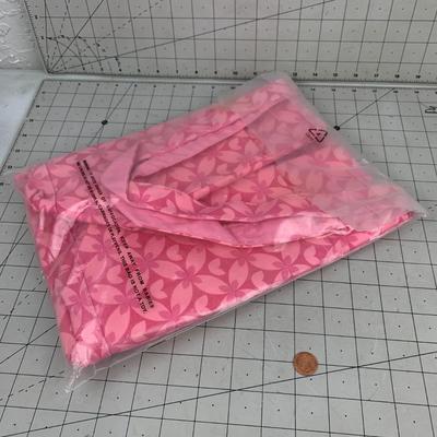 #372 Pink Flower Fold Out Bag