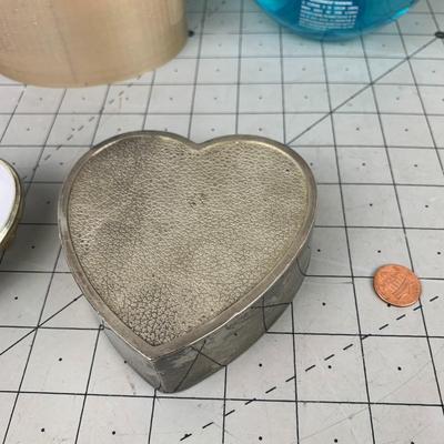 #376 Office Utensils, Heart Case and Misc.