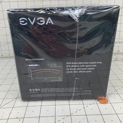 #378 EVGA 500 BR Power Supply Sealed