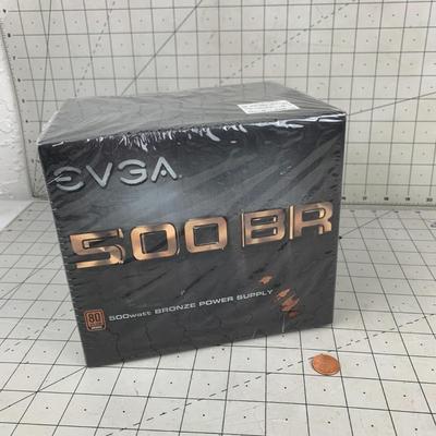 #378 EVGA 500 BR Power Supply Sealed