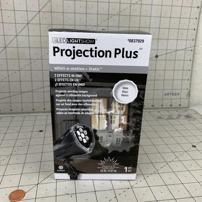 #383 Projection Plus Whirl-a-motion + Static Halloween Light