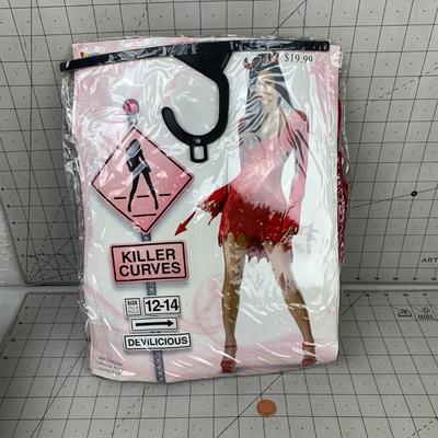 #388 Killer Curves Size 12-14 Devil Costume