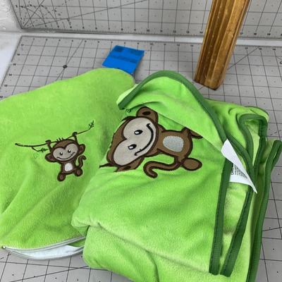 #394 Packable Monkey Blanket and Misc.