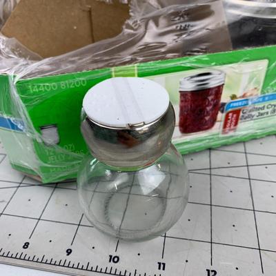 #397 Four Jelly Jars and Baking Tool