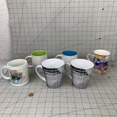 #420 Six Coffee Mugs