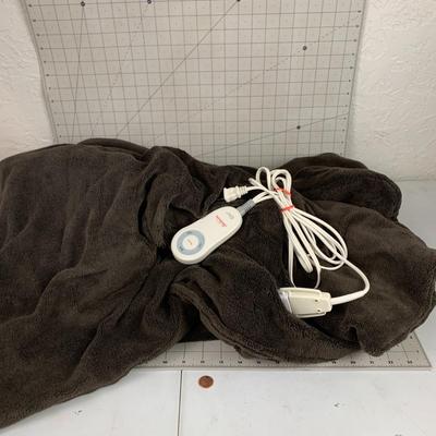#425 Sunbeam Brown Electric Blanket