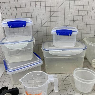 #435 Plastic Food Storage and Misc. Kitchen