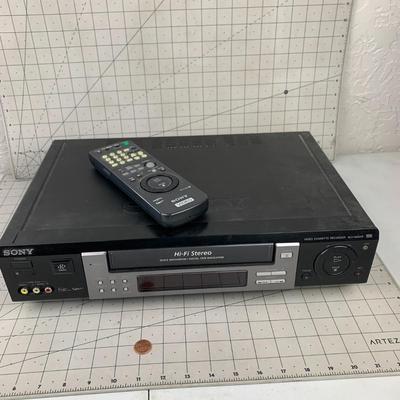 #445 Sony VHS Video Recorder