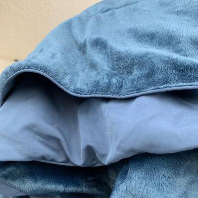 #451 Blue and Brown Blanket