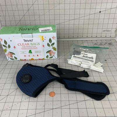 #461 Teivo Clear Bags, Mask and Fertiziler Spikes