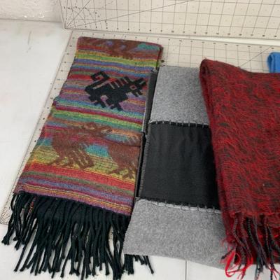 #471 Four Scarfs