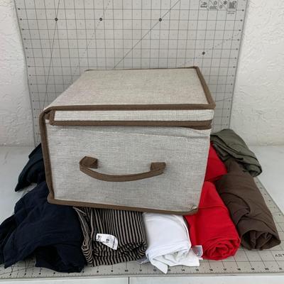 #472 T-Shirts Size 10 and Storage Tote