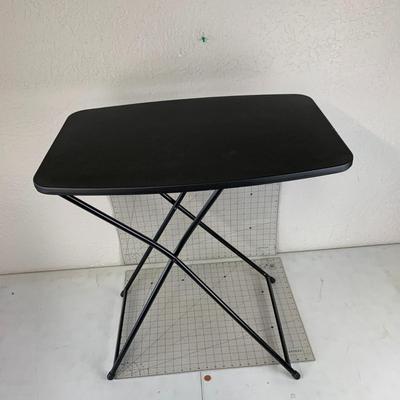 #476 Black Collapsable Side Table