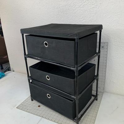 #486 Three Drawer Shelf
