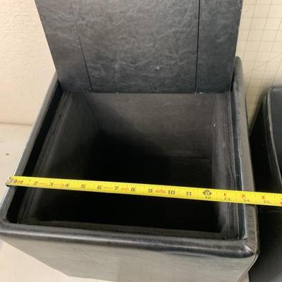 #488 Storage Tote and Pleather Bin