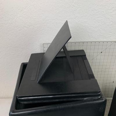 #488 Storage Tote and Pleather Bin