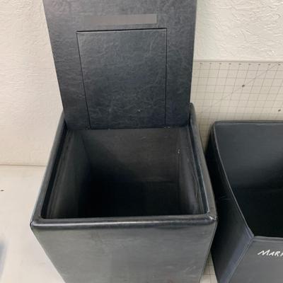 #488 Storage Tote and Pleather Bin