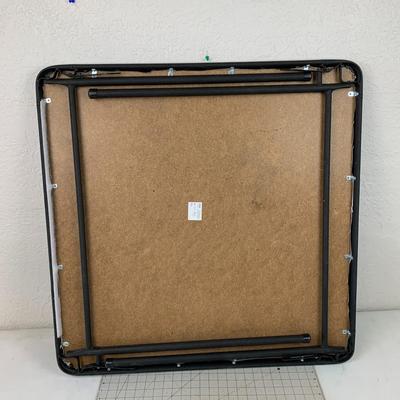 #490 Black Folding Table