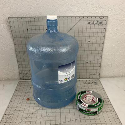 #495 5 Gallon Water Jug and Duct Tape