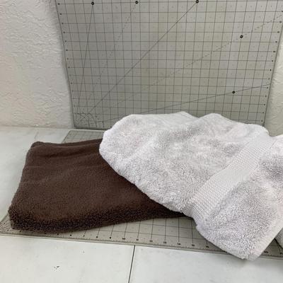 #496 Three Bath Towels