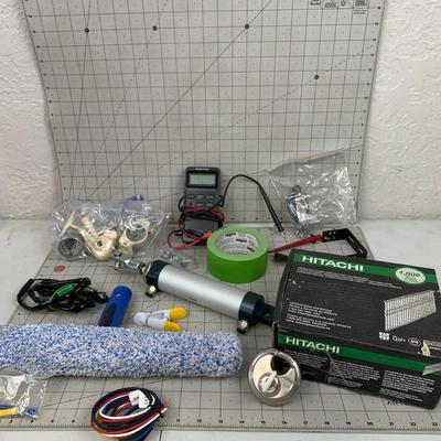 #501 Hitachi Nails, Radio Shack Auto Range Digital Multimeter and More