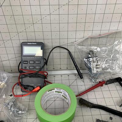 #501 Hitachi Nails, Radio Shack Auto Range Digital Multimeter and More