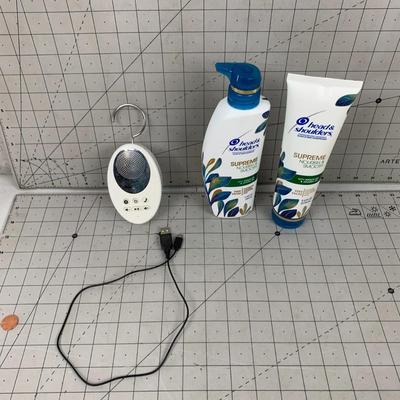 #503 Head & Shoulders Supreme Nourish & Smooth Shampoo/Conditioner and Shower Speaker
