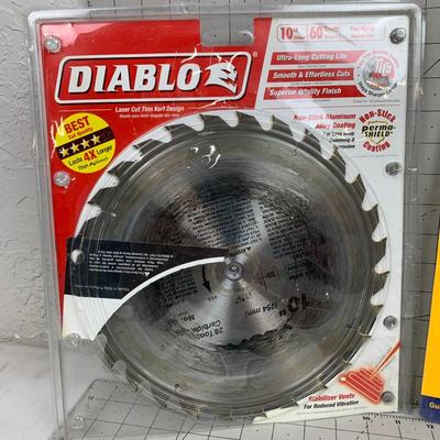 #505 Diablo & Irwin 10" Saw Blades and More