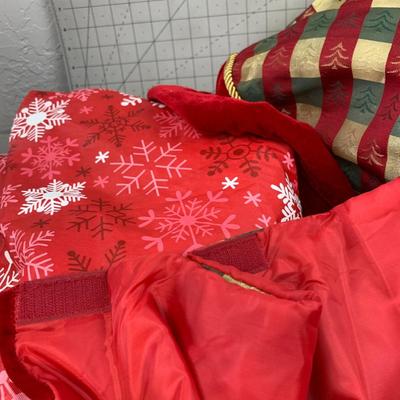 #508 Christmas Plastic TableCloth and Tree Skirt