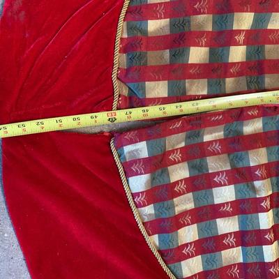 #508 Christmas Plastic TableCloth and Tree Skirt