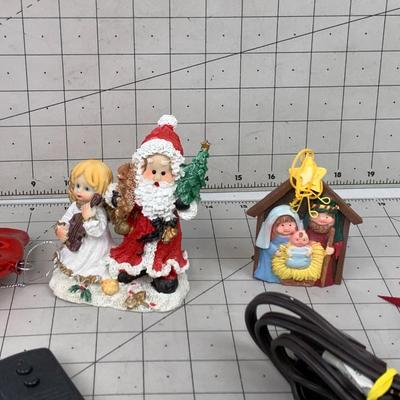 #512 Light Timer Remotes, Nativity and Santa Decor