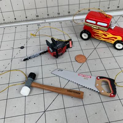 #517 Craftsman Tools and Car Ornaments