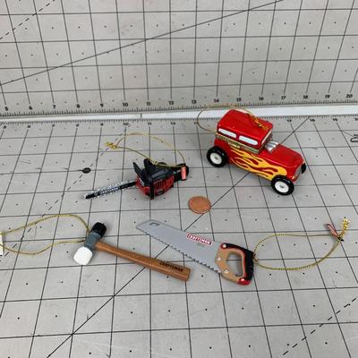 #517 Craftsman Tools and Car Ornaments