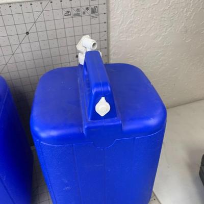 #521 Coleman Blue Water Jugs