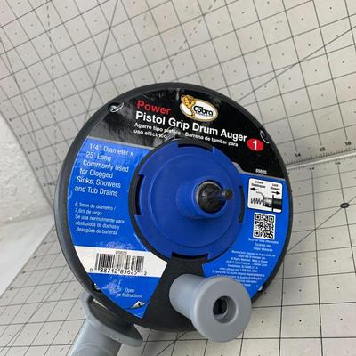 #538 Power Pistol Grip Drum Auger