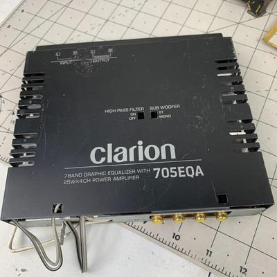 #541 Clarion 7Band Graphic Equalizer Parts