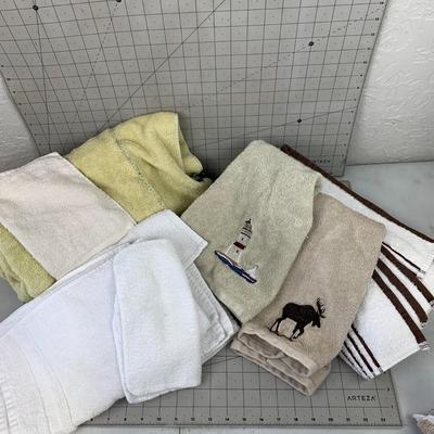 #544 Moose + Lighthouse Hand Towel and More