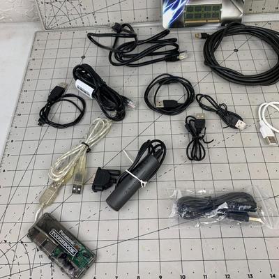 #554 G Skill So-Dimm and Misc. Electronic Cords