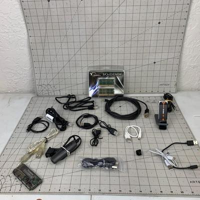 #554 G Skill So-Dimm and Misc. Electronic Cords