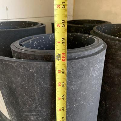 #577 Four Rolls of 4' Conveyer Belt Type Material/Floor Mat 