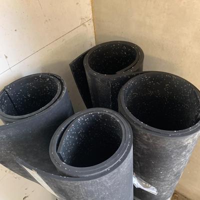#577 Four Rolls of 4' Conveyer Belt Type Material/Floor Mat 