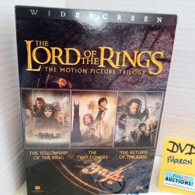 THE LORD OF THE RINGS TRILOGY DVD Movie SET The Motion Picture Trilogy Collection