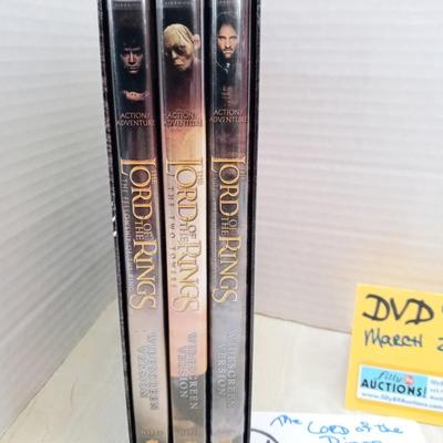 THE LORD OF THE RINGS TRILOGY DVD Movie SET The Motion Picture Trilogy Collection