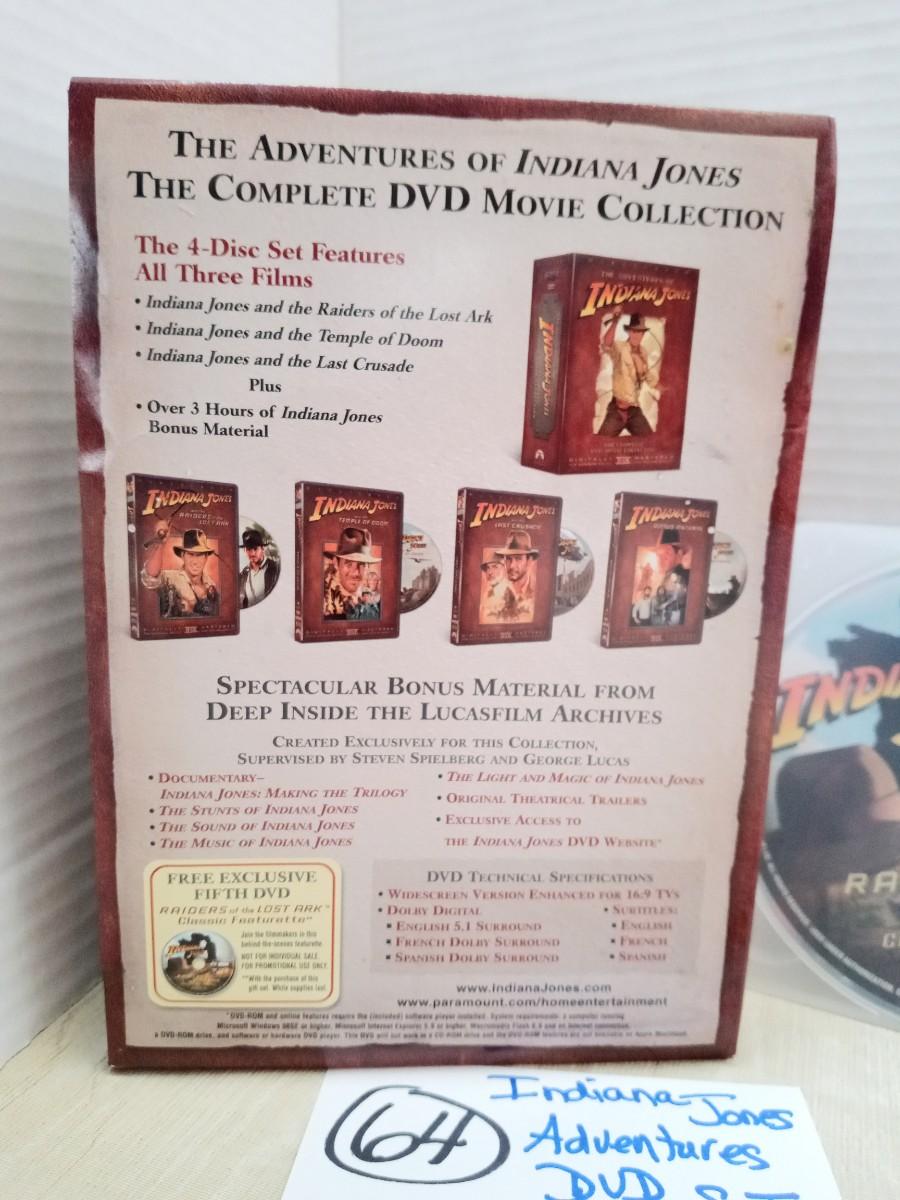 Indiana Jones The Complete Collection 4 DVD Widescreen Set