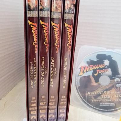 ADVENTURES OF INDIANA JONES COMPLETE MOVIE DVD COLLECTION Widescreen Collectible