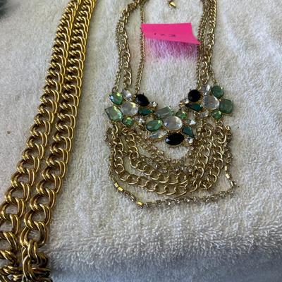 Fancy Gold tone necklaces