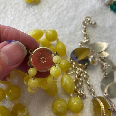 Bright Yellow Beads & necklaces